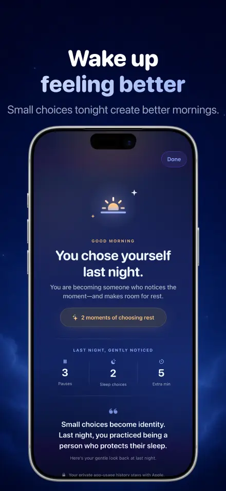 NightPause gentle pause screenshot placeholder