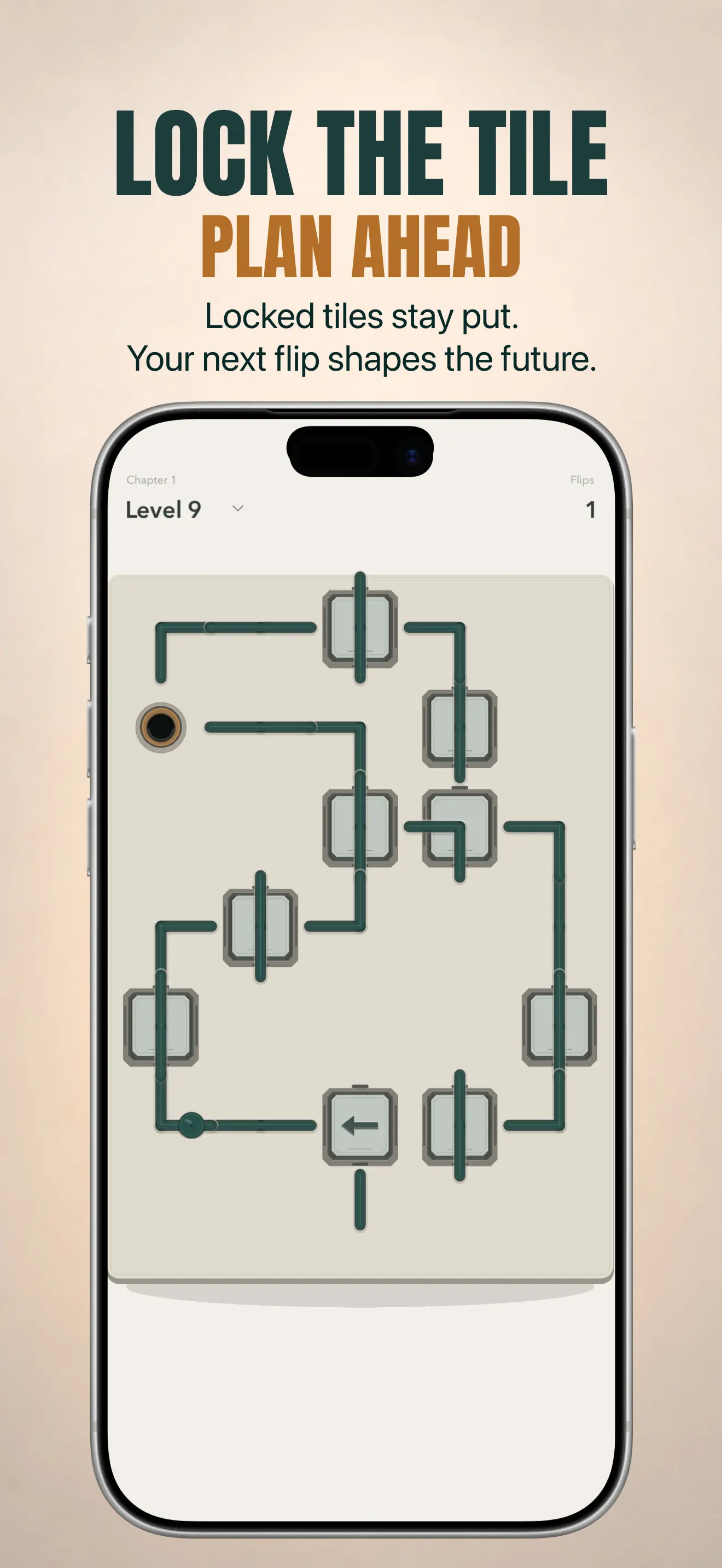 Reversify locked tile planning puzzle